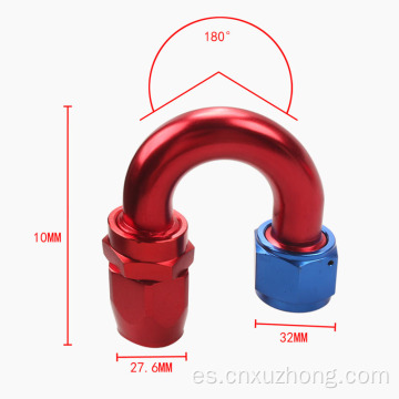 Extremo del adaptador de tubo de manguera de línea de gas Accesorio AN